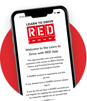 Learn to Drive with RED app